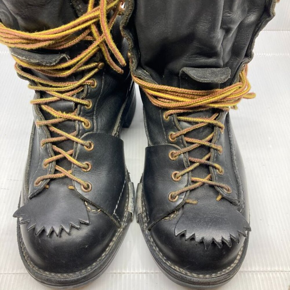 WESCO lineman black motorcycle 20" mens boots - Picture 2 of 7